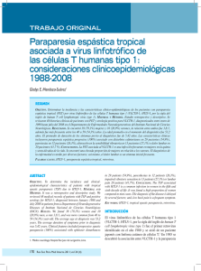 Paraparesia espástica tropical asociada a virus