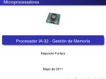 Procesador IA-32 - Gestión de Memoria