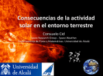 Presentación Consecuencias de la actividad solar en el entorno