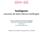 TextDigester - Agenda Digital para España