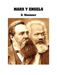 Riazanov - Marx y Engels
