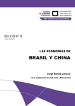 Las economías de Brasil y China