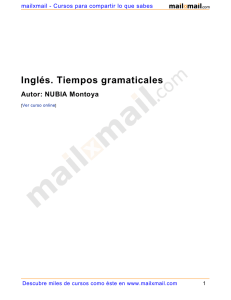 1. Inglés. Tiempos gramaticales