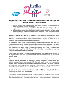 Hagamos conciencia del cáncer de mama metastásico al participar