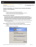 Práctica de laboratorio 2.3.3 Examen de las versiones del sistema