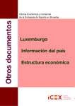 Luxemburgo- Información del país Estrcutura económica 2013
