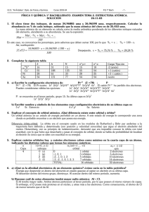 (Teoría atómica). Resuelto. - IES Al