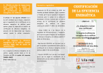 certificación de la eficiencia energética - Ajuntament de Vila-real