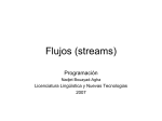 Flujos (streams)