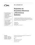 Requisitos de Ensambles Eléctricos y Electrónicos Soldados