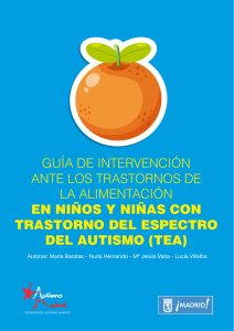 Guía alimentación TEA - Ayuntamiento de Madrid