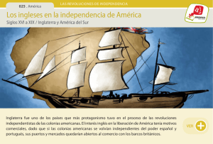 Los ingleses en la independencia de América