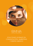 Catálogo de servicios de Omnia Comunicación
