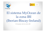 El sistema MyOcean de la zona IBI