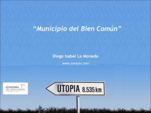 Municipios del Bien Común. Presentación ppt. Diego
