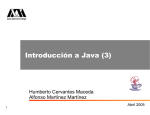 Introducción a Java (3) - Humberto Cervantes homepage