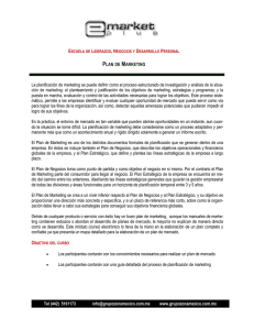 Plan de Marketing
