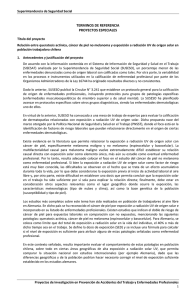 TOR Calificación de enfermedades dermatológicas - Inicio