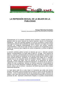 la represi&oacute;n sexual de la mujer en la publicidad