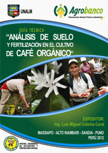 analisis de suelos y fertilizacion de caféorganico