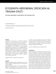 ECOGRAfÍA ABDOMINAL DEDICADA AL TRAuMA (fAsT)