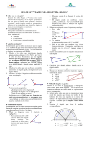 guía de actividades para geometría - grado 4