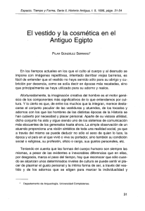 El vestido y la cosmética en el Antiguo Egipto - e