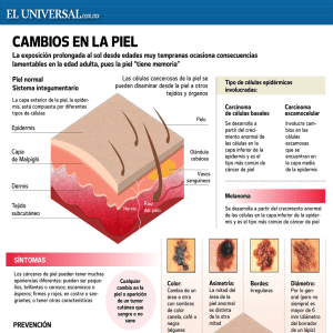cambios en la piel