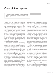 Como pintura rupestre - Luis Naón / compositeur