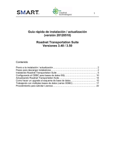 Guía rápida de instalación / actualización (versión 20120510