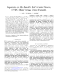 Ingeniería en Alta Tensión de Corriente Directa, HVDC