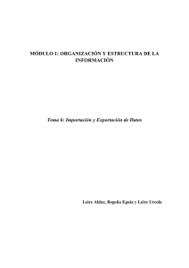 MÓDULO 1: ORGANIZACIÓN Y ESTRUCTURA DE LA - EHU-OCW