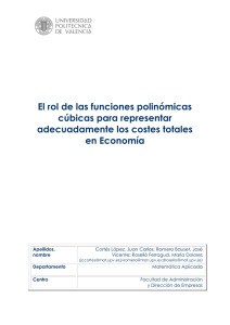 El rol de las funciones polin&oacute;micas c&uacute;bicas para - RiuNet
