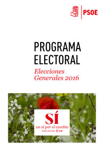 programa electoral 2016