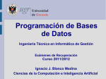Programación de Bases de Datos