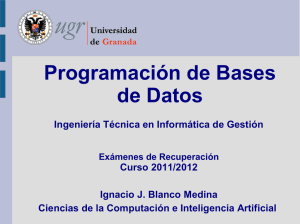 Programación de Bases de Datos