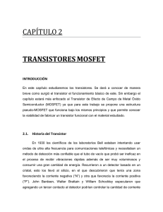 CAPITULO 2 TRANSISTORESMOSFET