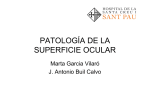 PATOLOGÍA DE LA SUPERFICIE OCULAR