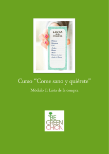 Curso “Come sano y quiérete”