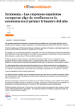 Economía.- Las empresas españolas recuperan