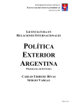 política exterior argentina