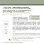 Política fiscal y desequilibrios económicos: el