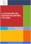 La situación del cáncer en España, 1975
