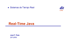 Real-Time Java - Área de Ingeniería de Sistemas y Automática