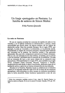 Un linaje «portugués» en Pastrana. La familia de