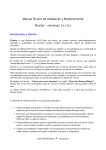 Manual Técnico de Instalación y Mantenimiento Mcyber – versiones