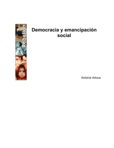 Democracia y emancipación social