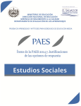justificaciones paes 2014 estudios sociales y civica