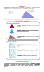 TRIÁNGULO: Un triángulo es una poligonal cerrada con tres lados y