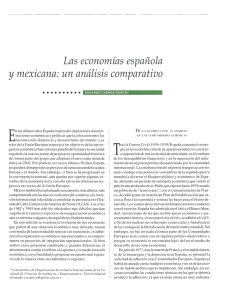 Las economías española y mexicana: un análisis comparativo